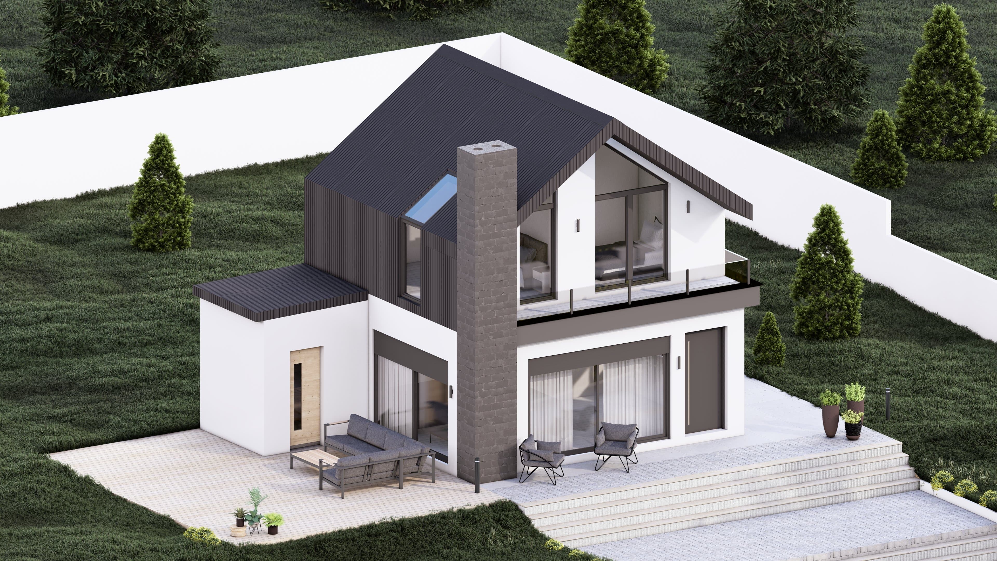 Els House — Enduit